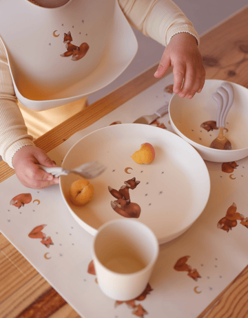 Silicone Bibs 2 Pack - Lemon/Almond - Konges Slojd